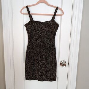 Revolve - By The Way | Leopard Print Metallic Mini Dress NWT Sz S
